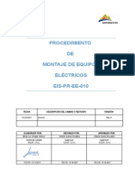 EIS-PR-EE-010 Procedimiento de Montaje de Equipos Electricos