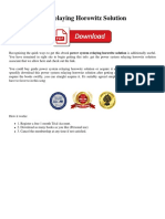 Power System Relaying Horowitz Solution