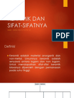 KERAMIK DAN SIFATNYA