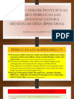 Pelatihan TIM RPJMDes