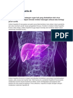 Hepatitis B Penyebab, Gejala, Diagnosis dan Pengobatan