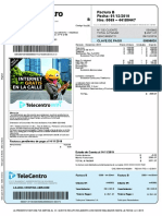 Factura Telecentro Full ORO Diciembre 2019