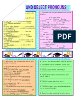 Subject Object Pronouns