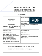 Exp No. 11 Chem Process Lab Report