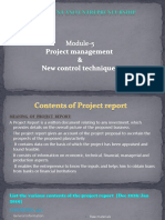 Contents of Project Report