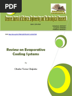 Review On Evaporative of Cooling System PDF