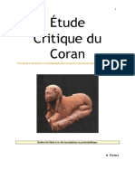 Étude Critique Du Coran (2020)