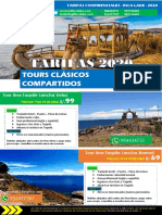 Tarifario Tours Compartidos Puno 2020 - INCA LAKE