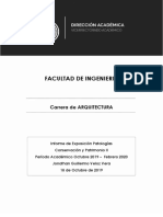 Informe Patologias Mecanicas, Deformaciones