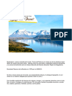 Afiche Historia Torres Del Paine
