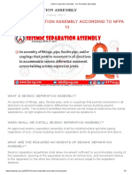 Seismic Separation Assembly - Fire Protection Specialists