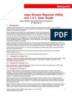 UniSim Design Stream Reporter 1.3.1 User Guide
