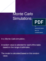 Monte Carlo Simulation Final