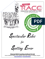 Spectacular Rules For Spotting Errors Edited