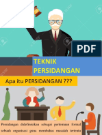 TEKNIK PERSIDANGAN