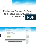 Outsourcing Your File Server To The Cloud Using DropBox With SMEStorage