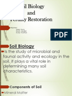 Soil Biology and Fertility Restoration R