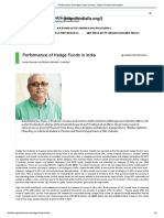 Performance of Hedge Funds in India - Indian Finance Association PDF