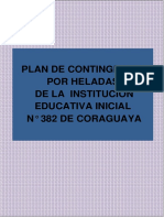 Plan de Contingencia Ante Las Heladas de La Institución Educativa N