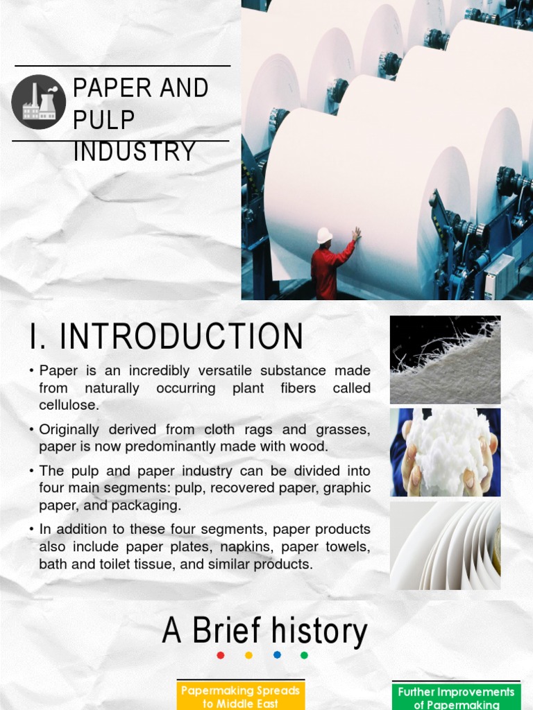 Overview of the Paper and Pulp Industry | PDF | Pulp (Paper) | Papermaking