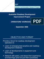 Workshop Report - Sept06 - Consolidated Presentation