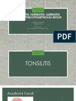 Tonsilitis, Faringitis, Laringitis