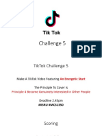 tiktok challenge 5 speech communication