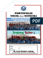 Cover Portofolio PTS1 Kelas 5