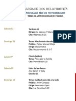 Program Iglesia PDF