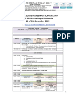 Jadwal Survei Akreditasi SNARS Edisi 1 UPT RSUD Asembagus Situbondo