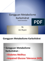 Gangguan Metabolisme Karbohidrat - Analis Kesehatan