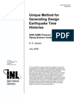 Unique Method for Generating Design Earthquake Time History - 4027513