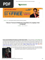 Bacaan Tawasul Hadhorot Yang Benar Lengkap Arab Lengkap