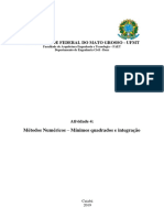 Minimos Quadrados e Integração Numérica  - ENC