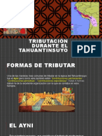 Tributación Durante El Tahuantinsuyo