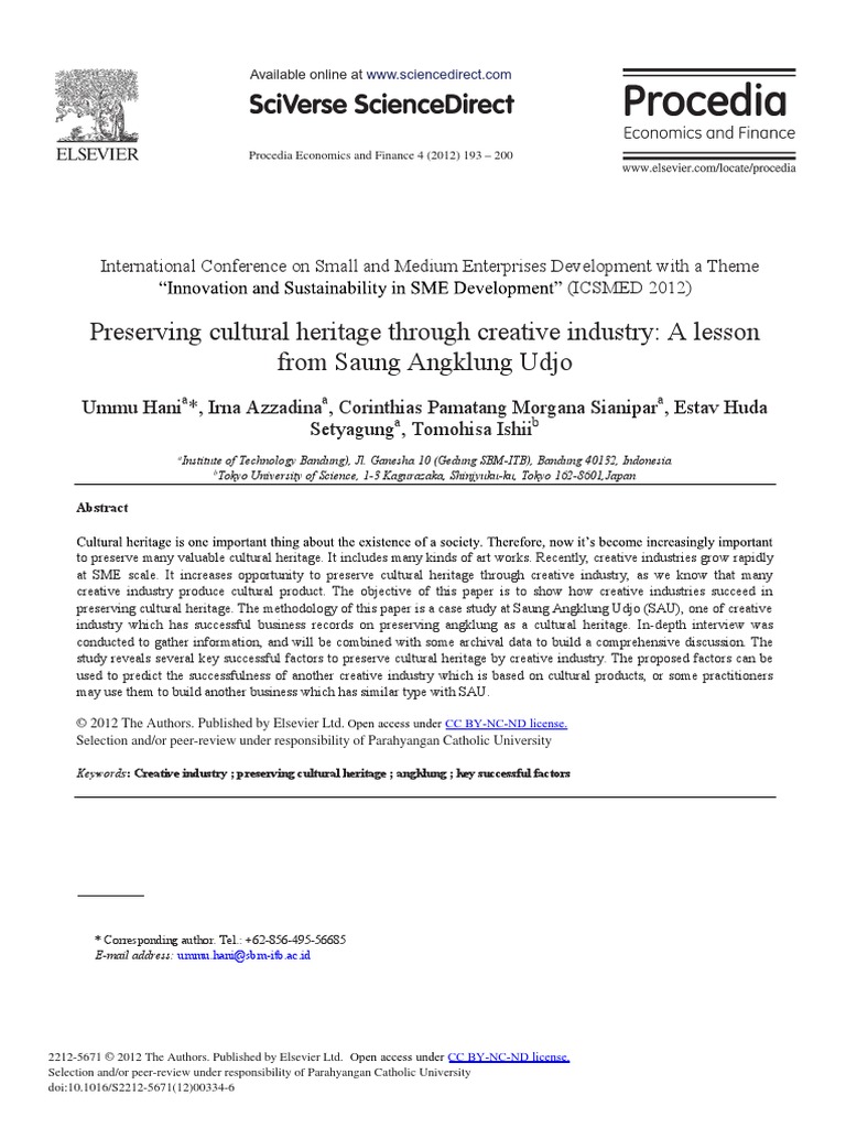 1 s2.0 S2212567112003346 Main | PDF | Cultural Heritage