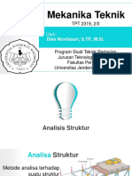 Analisis Struktur Metode Sambungan