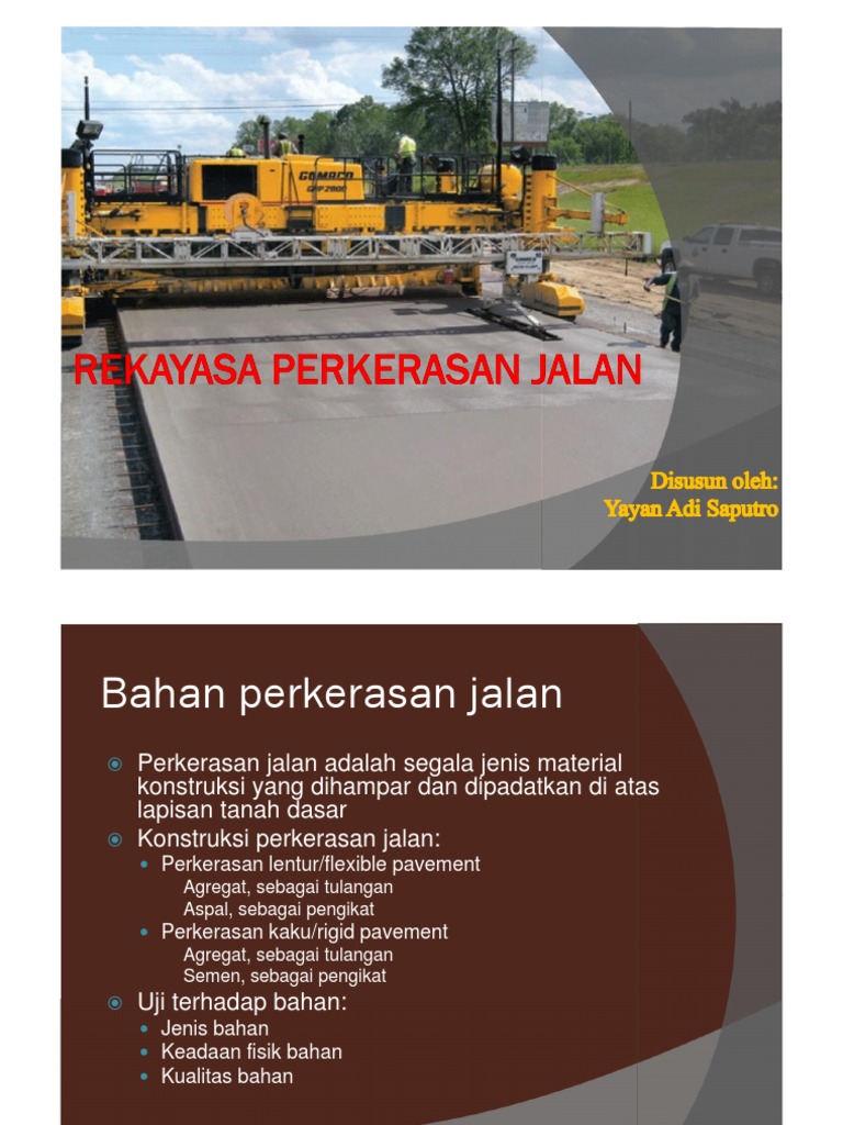 Rigid Pavement Dan Feksibel Pavement | PDF