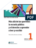 1. Más allá de las querellas La escuela pública y el derecho de enseñar a leer y escribir.PDF