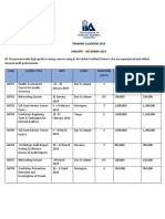 IIA Calender 2019