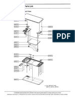 Cellular phone Exploded View and Parts List