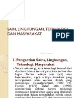 Modul-01 Sain, Lingkungan, Teknologi Dan Masyarakat