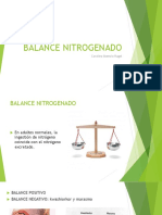 Balance Nitrogenado