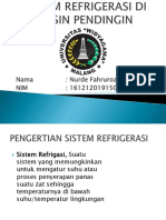 Sistem Refrigerasi Di Mesin Pendingin