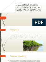Peranan Mangrove Sebagai Biofilter Pencemaran Air Wilayah Tambak