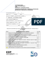 Formulario de Inscripcion Tecnologia