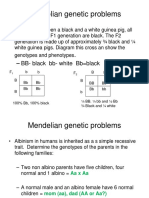 Mendelian genetic problems explained