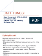 Limit Fungsi (Pertemuan 9)