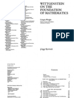 Wright, Crispin - Witt Gen Stein on the Foundation of Mathematics