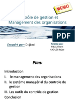 Contrôle de Gestion Et Management Des Organisations